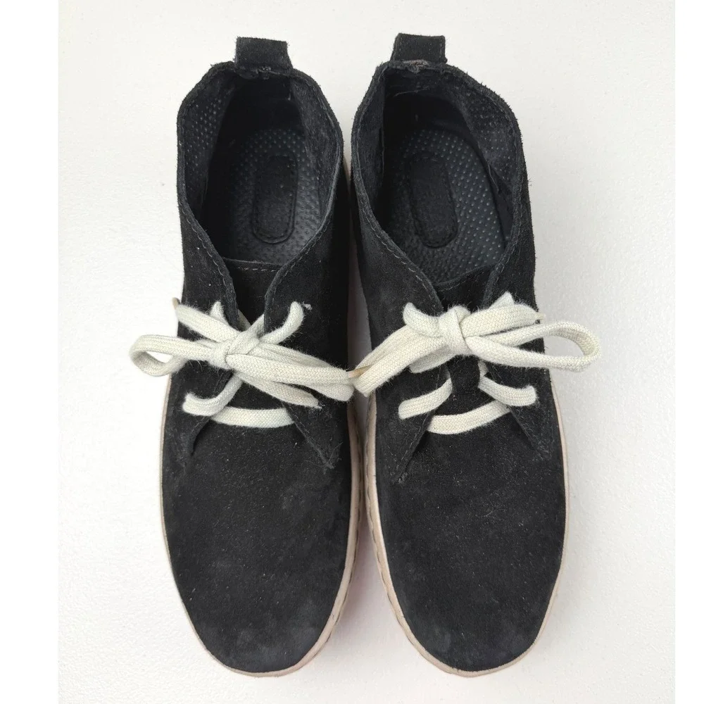 Born Mens Suede Chukka Boots Black M/WH3 7803 Size 9 Desert Ankle Boots
